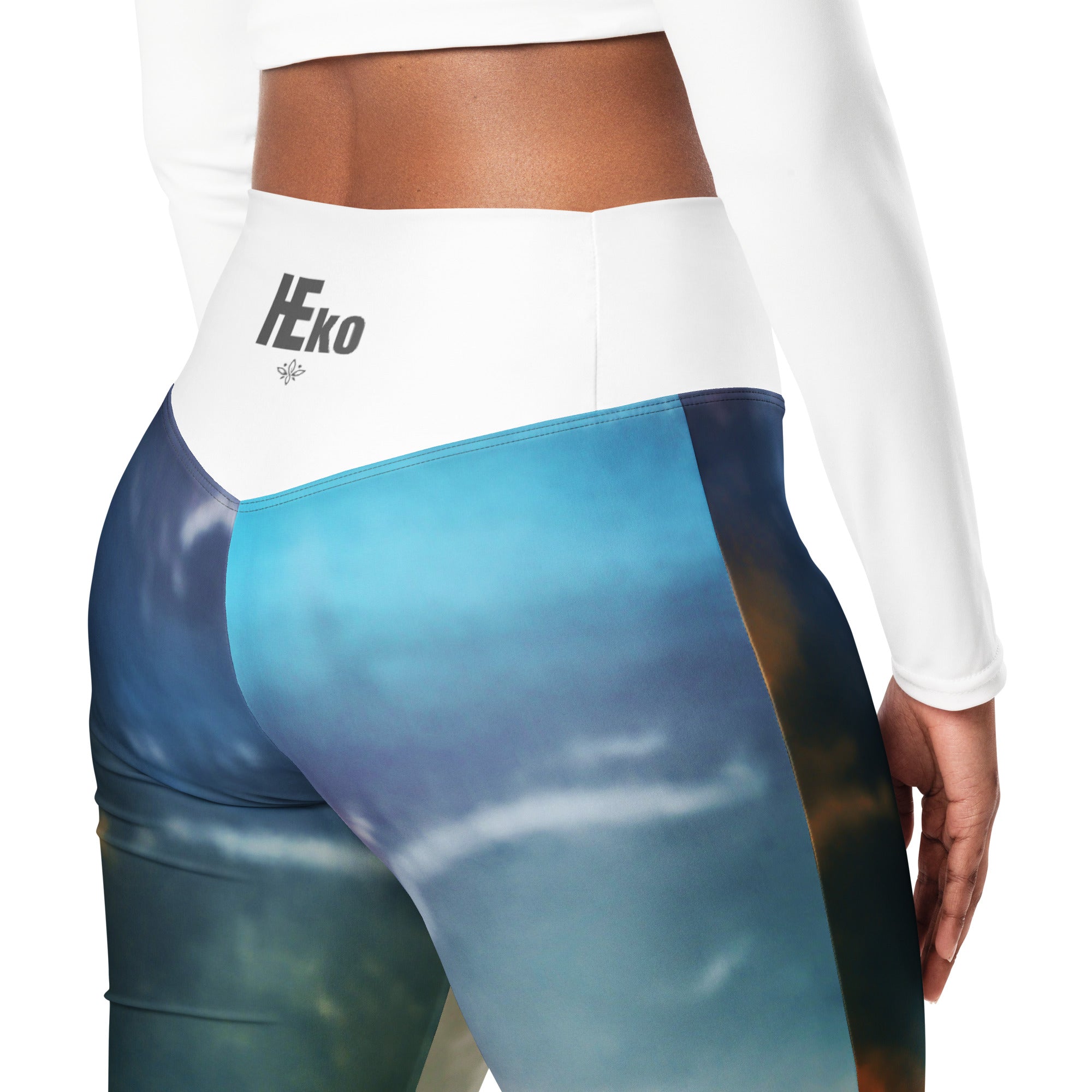 High waist flare leggings